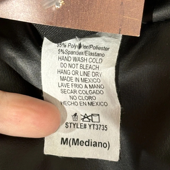 Yo-yo 5 Faux Leather Vest NWT - Picture 4 of 4